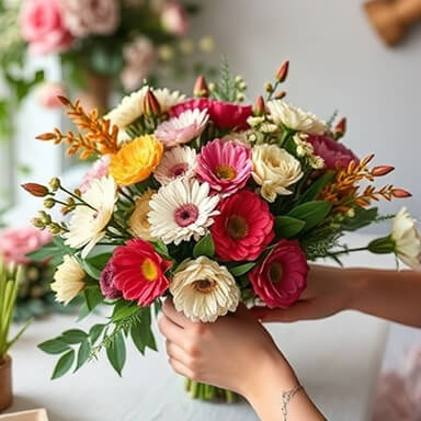 Instagram投稿：美しい花とカフェの写真4